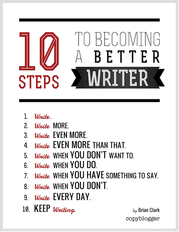 how to be a better writer