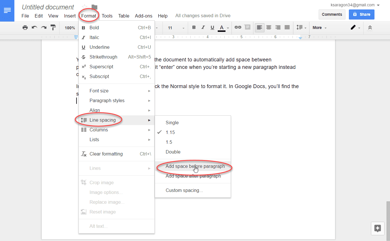 How To Write An Article In Google Docs