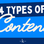 4 types of content - feature image