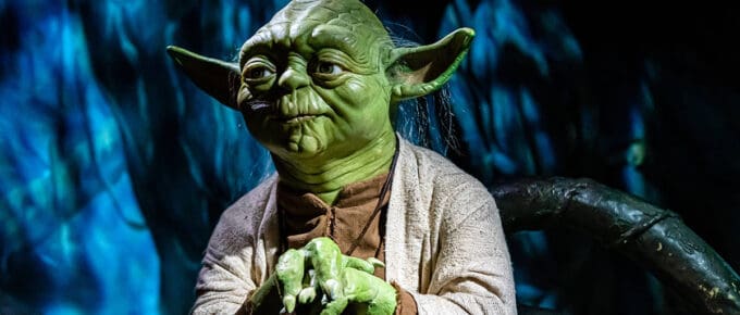 waxwork figure of Yoda