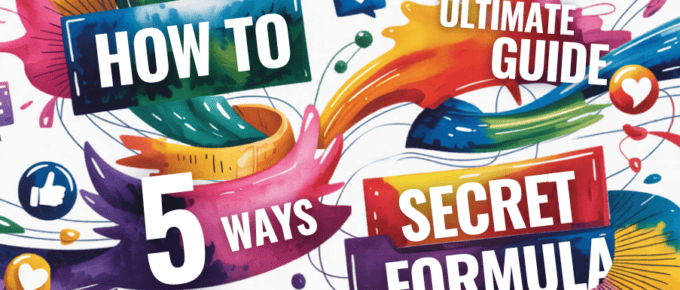 color splashes with typical headline forumulas